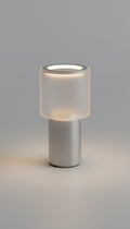 Smart Glass Table Lamp with Touch Controls
