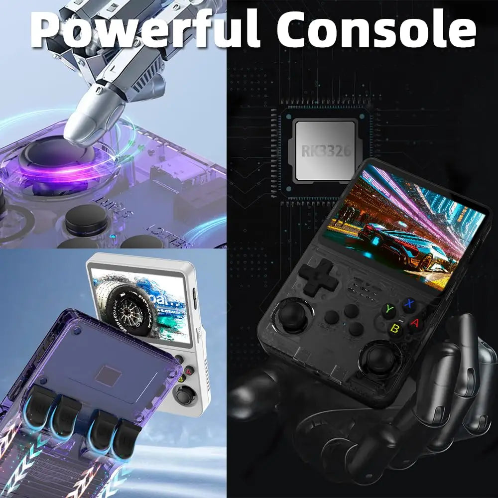 R36S Handheld Game Console 3.5Inch IPS Screen 128G Classic Retro Games Consoles Arkos System Portable Pocket Video Game Player